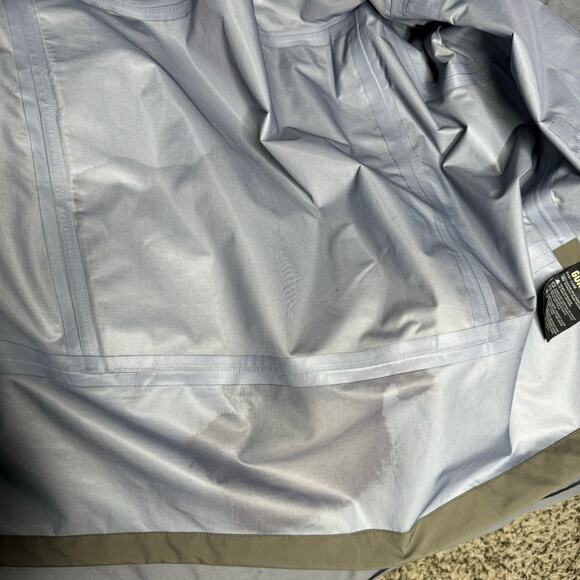 Simms G4 Pro Goretex Fly Fishing Wading Jacket Hooded Dark Green Size Large - Picture 12 of 14